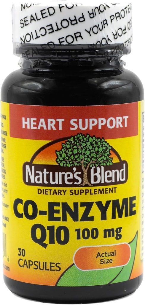 Nature's Blend Coenzyme Q10 100 mg 30カプセル