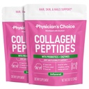 コラーゲンペプチドパウダー - 加水分解プロテイン(タイプI&III) - 消化酵素 - Keto Collagen Powder for Women & Men - 髪、皮膚、関節&ワークアウトの回復補助 - 草飼料、非GMO - 2パック