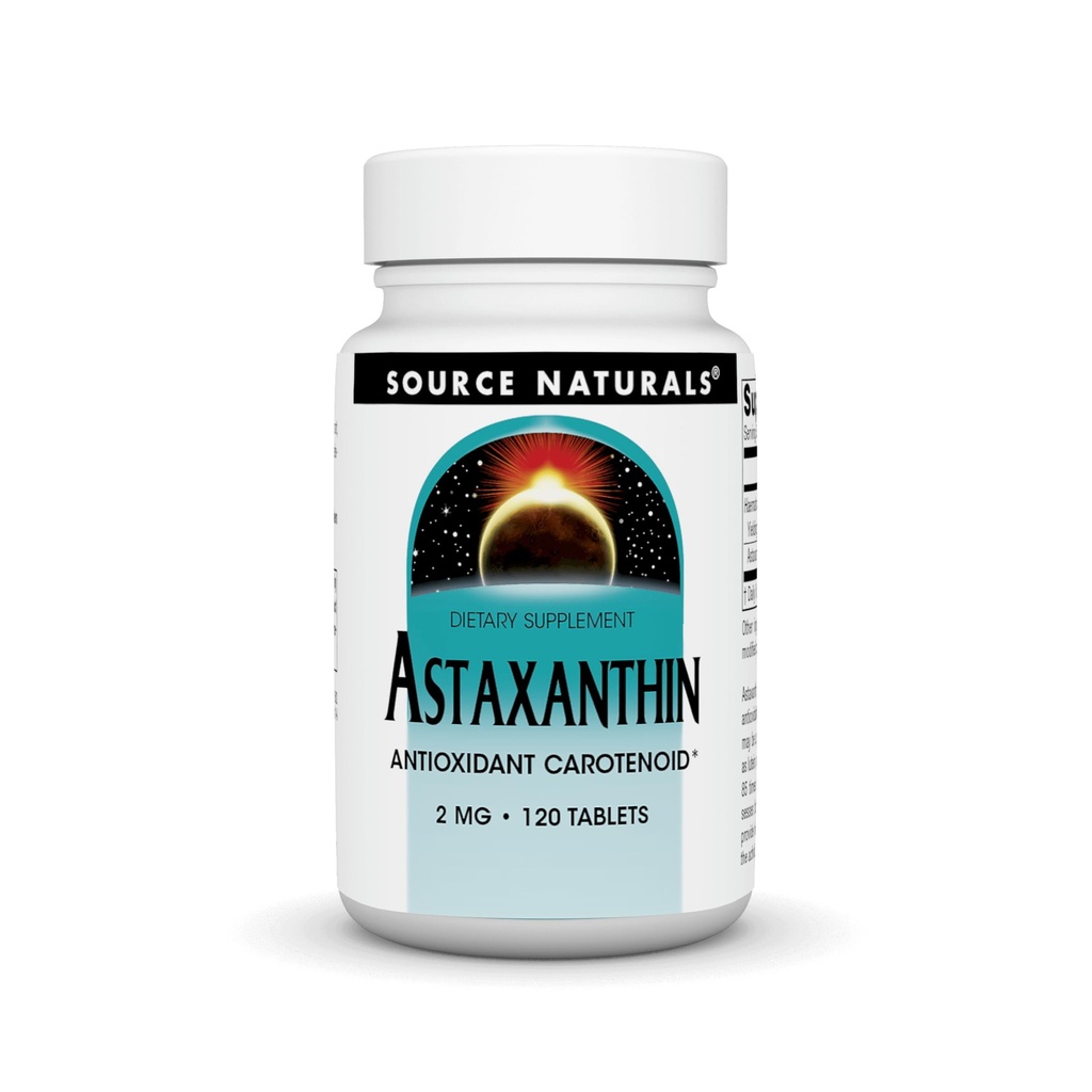 源の自然なアスタキサンチン、酸化防止Carotenoid*、2mg - 120のタブレット