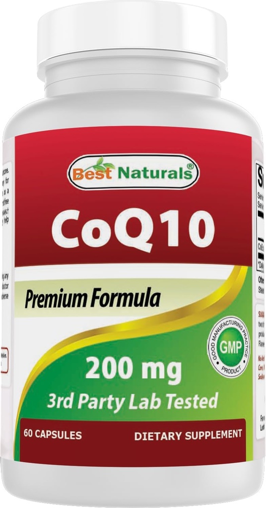ベストナチュラルCOQ10 200mg、60カプセル