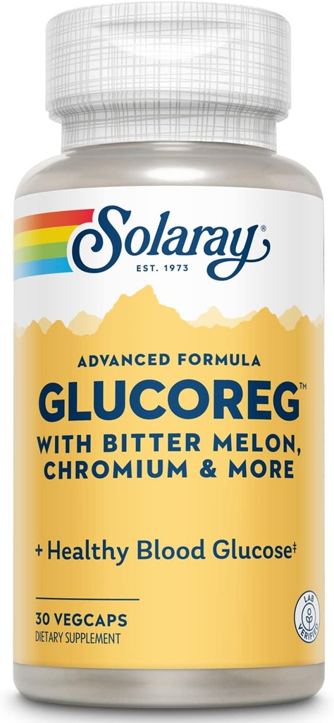 SOLARAY GlucoReg - 30カプセル