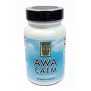 「Awa Calmカプセル - カヴァベースのハーブサプリメント30%カヴァラトン、カラムースルート、パッションフラワー、レモンバーム&ホップ(60カプセル)