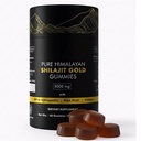 Pure Himalayan Shilajit Gummies Gold Grade | with Ashwagandha & Fulvic Acid | Sugar-Free Energy, Stamina & Immune Support for Men & Women | 85+ Trace Minerals | Non-GMO & 100% Natural | 60 Count