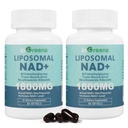 inGreens Liposomal NAD+ Supplement 1800 mg with Nicotinamide Riboside, Trans Resveratrol, Trimethylglycine，Replaces NMN, Boost NAD+, Aging Defense，Cellular Energy, 120 Softgels