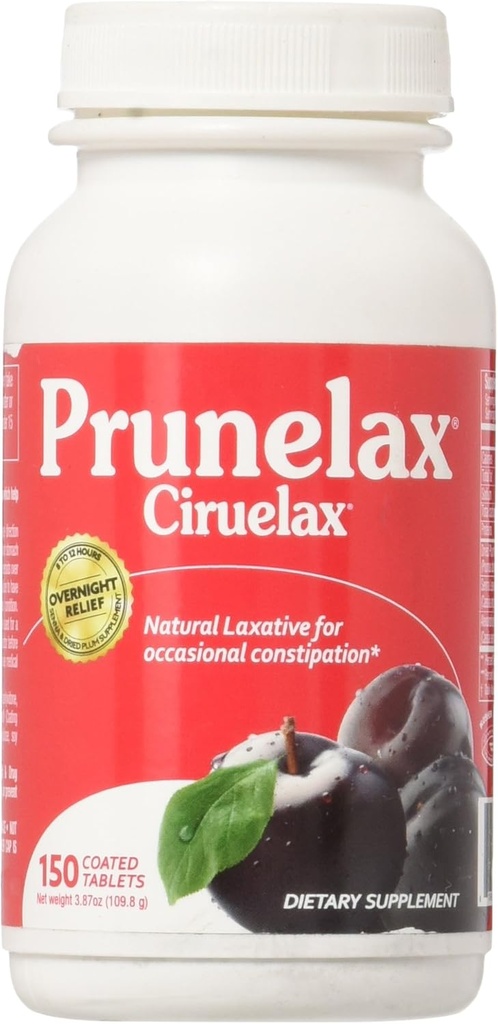 Prunelax Ciruelax Laxative、タブレット150 ea