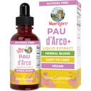 MaryRuth Organics PAU D'Arco Herbal Blend | レーシマッシュルーム | エキナセア・アンガスティフォリア・ルート | ユナイテッド・リチェン | タイムリーフ | ヴィーガン | 非GMOプロジェクト 検証済み | グルテンフリー | 30 サービング | 1 Fl Oz