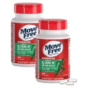 Move Free Advanced Plus MSM Coated Tablets, Joint Health Supplement with Glucosamine and Chondroitin, 120 Count, Pack of 2
