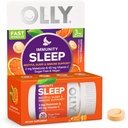 OLLY免除の睡眠の速い分解、3mgのメラトニン、ビタミンC、Citrusの味、30日の供給- 30の計算