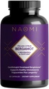 NAOMIイタリアCitrus Bergamot 500mg + Resveratrol、賞-Winning Cardiologist Dvlpd、サポート正常なCholesterol及び健康な細胞機能、7の主ポリフェノール、Resveratrol及びオリーブ葉、30日の供給