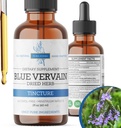 ブルーVervainハーブオーガニック、ブルーVervainチンチンコ、アルコールフリー、ビーガン - 2 Fl Oz