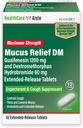 HealthCareAisle Guaifenesin 1200のmg Dextromethorphan Hydrobromide 60のmgの延長解放のタブレット- 42の計算- Mucusの救助のベテランおよび咳の抑制は箱の混雑の救助のために方式しました