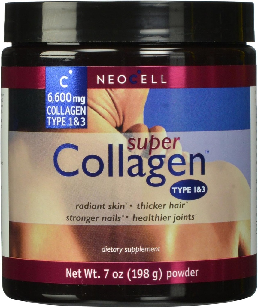 Neocell Super Collagen Powder A 6,600mg Collagen Types 1 & 3 - Unflavored - 7 Ounces