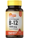 サンダンスB-12メチルコバラミン1,000mcg | 150高速解体錠 | ナチュラルベリー風味 | ベジタリアン・非GMO・グルテンフリーのビタミンサプリメント