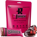 Braven Bar Chocolate Strawberry Energy Bar (1.59 oz、10 のパック) – エネルギー咀嚼 5g たんぱく – ランニング、ハイキング、スポーツのためのオンザ・ゴー エネルギースナック - 持続エネルギーブーストのためのグルテンフリースナック