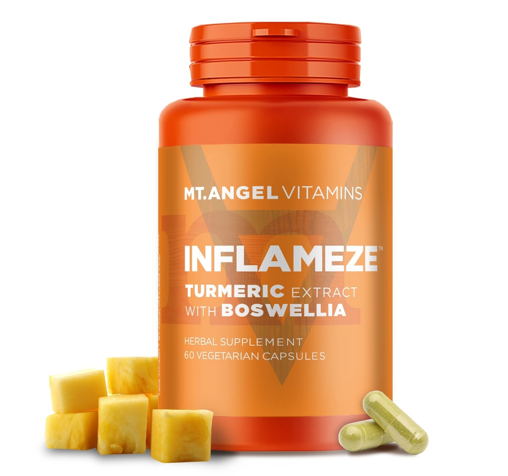 天使のビタミン - InFlamEze、ボスウェリア、クルクミン、ケルセチン、Bromelain(60ベジタリアンカプセル)