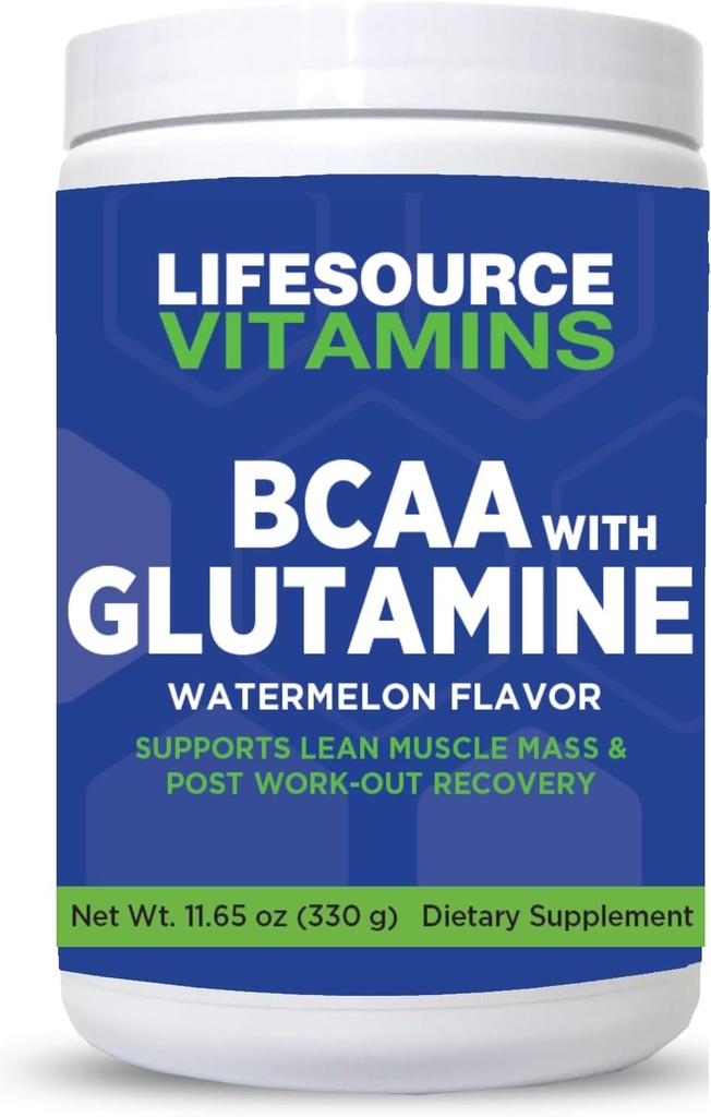 ライフソース ビタミン BCAA の粉 30 日の供給-分岐させたチェーン アミノ酸
