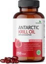 Omega-3s EPA、DHA、Astaxanthin、Phospholipids - 100%純粋なプレミアムKrillオイルヘビーメタルテスト、非GMO - 250Softgels(125のサービング)