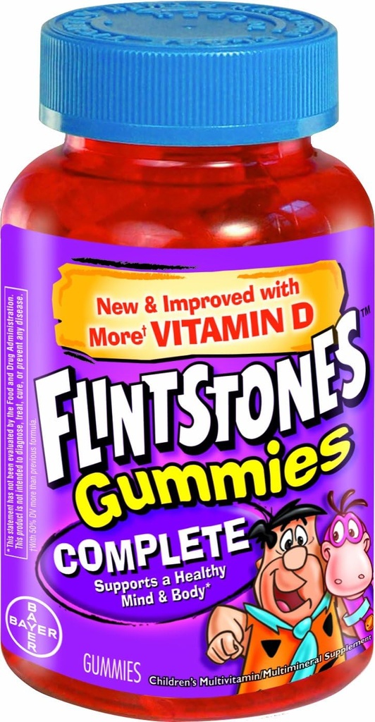 Flintstonesの子供の完全なMultivitaminのグミー、60の計算(3)のパック