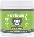 NaturesPlus FurBaby犬用マルチビタミン - 10.4オンス - 共同健康、免疫機能、健康なコート&エネルギー生産をサポート - 非GMO - 60のサービング