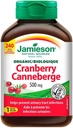 Jamiesonクランベリー500mg、240ビーガンカプセル