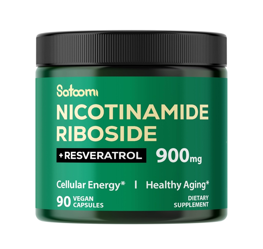 リポソマルニコチンアミドリボシド 900 mg NR、レスベラトロール、ケルセチン - 90 カウント