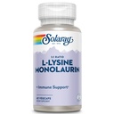 SOLARAY L-Lysine Monolaurin免疫サポートサプリメント、免疫システム機能のための1:1の比率、各500 mg、60日返金保証、30のサービング、60の野菜