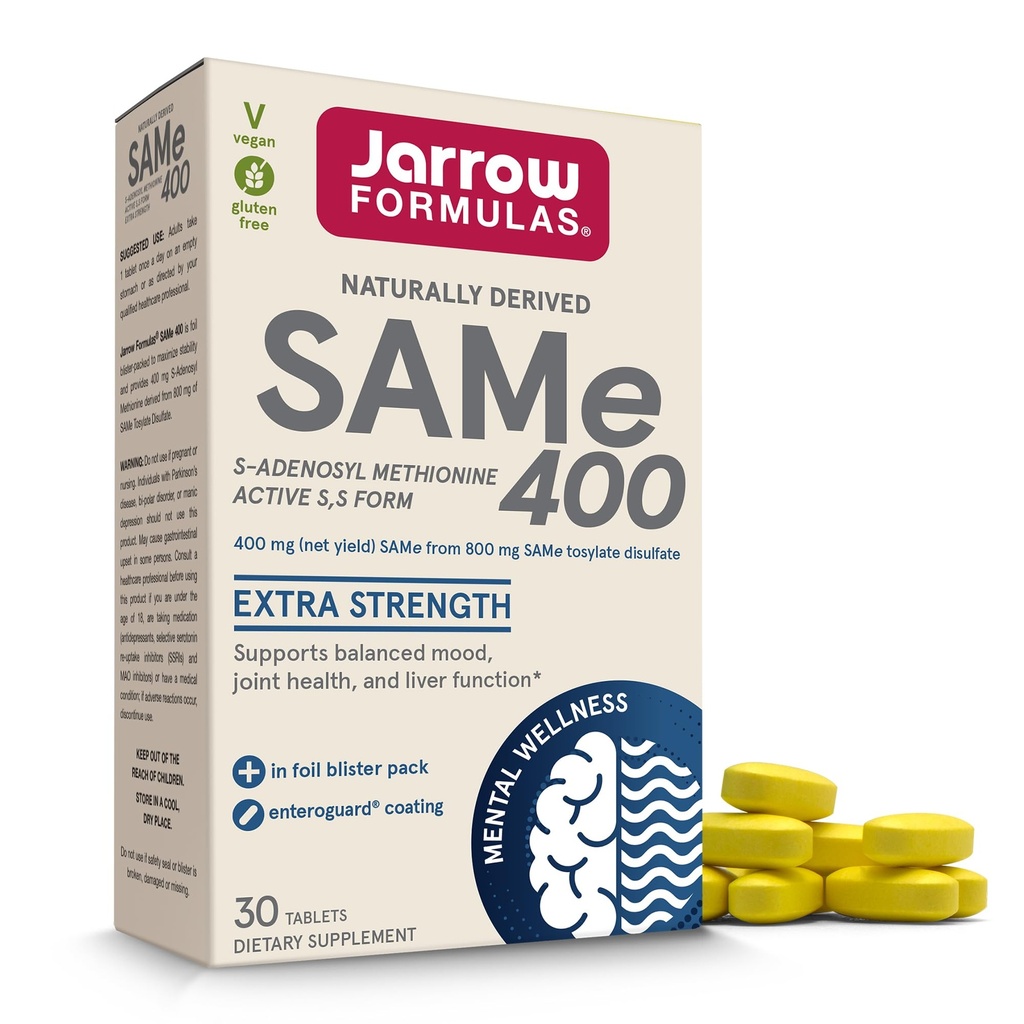 JARROW FORMULASのサムE 400 MG、30 CT