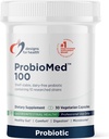 Designs for Health ProbioMed 100 - Probiotics for Digestive Health - 10 Strains with Lactobacillus Acidophilus Probiotic + Lactobacillus Rhamnosus - Gut Health + Immune Support Supplement (30 Caps)