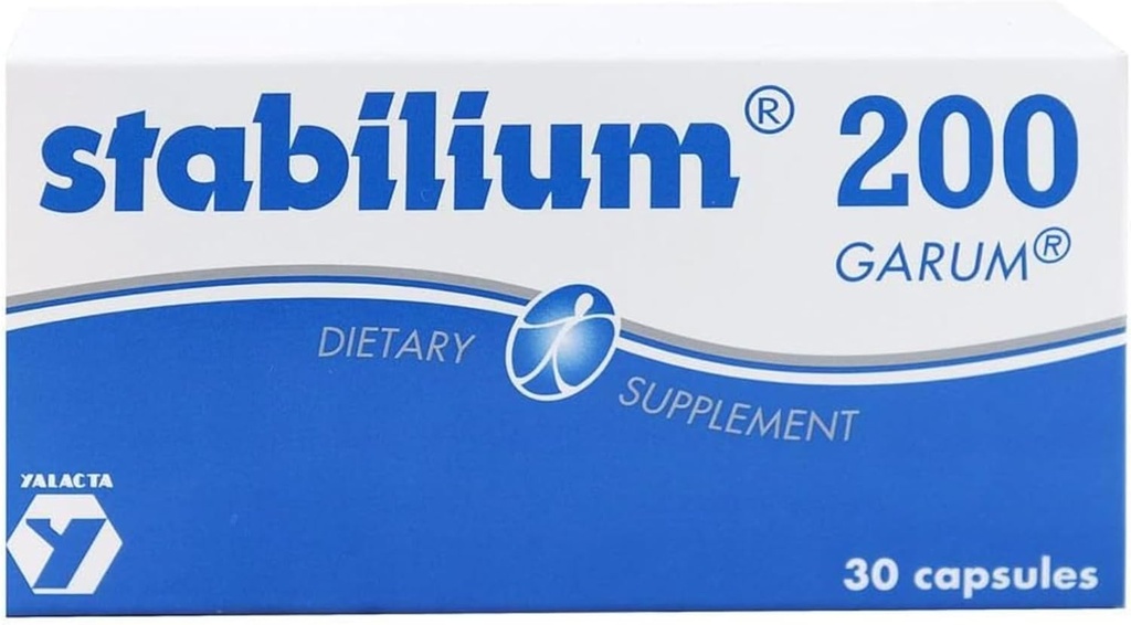 アレルギー研究グループ Stabillium 200 - メラトニンのない大人のための自然な睡眠補助金、夜間カルムサポートサプリメントリラックス、深い残りの睡眠サポート - 30カプセル(パッケージ1)