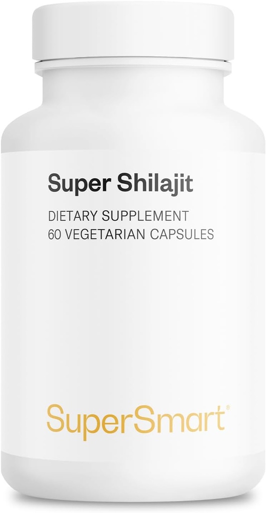 スーパースマート - 1日あたりのスーパーシラジット500mg(高い効力) - PrimaVieシラジットサプリメント - Himalayan、精製&有機シラジット 非GMO&グルテンフリー - 60ベジタリアンカプセル