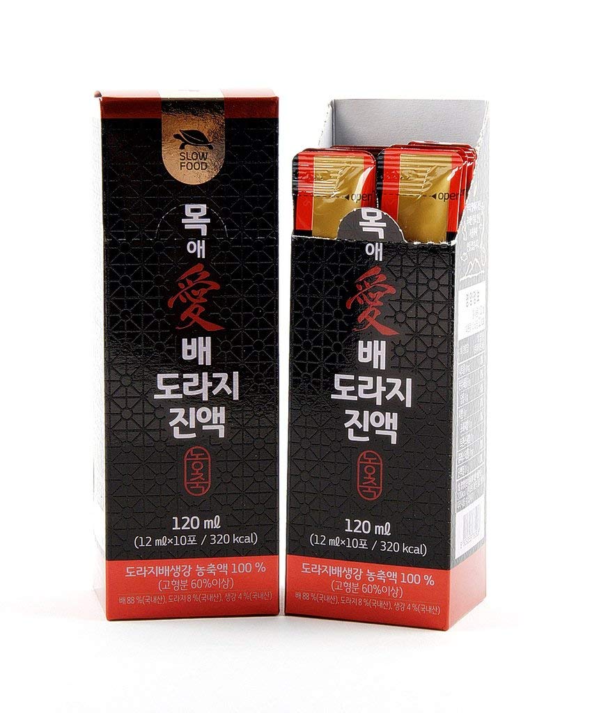 プレミアムシュガーフリー韓国梨、ジンジャー、バルーン花エキス液体濃縮棒 - 自然と純粋な - 健康シーズンの変更のためのケア - すべての年齢 - 1box(10pcs)