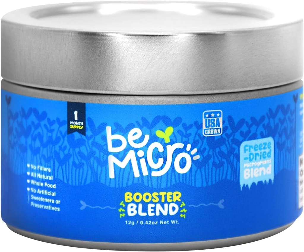 全食品マイクログリーン - 米国は、成長し、小ロット、栄養ブースター - ブロッコリー、キャベツ、ラディッシュマイクログリーン - Nrf2活性化、細胞の健康、および任意のスムージーまたは食事12gのための野菜