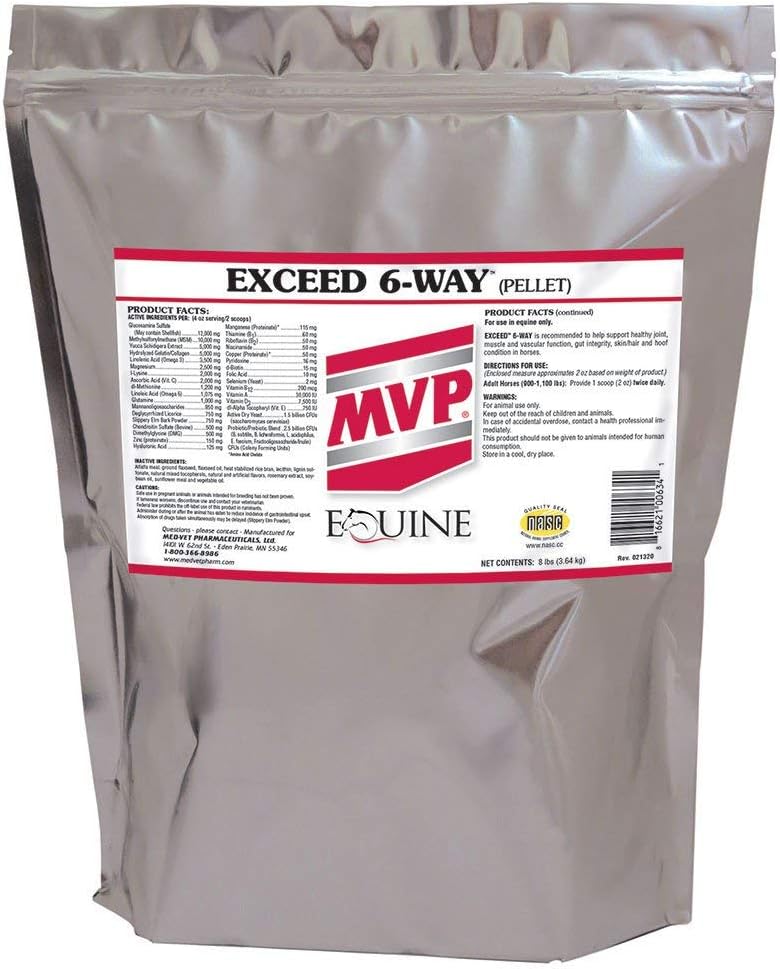 Med Vet Exceed 6 Way Pellets, 8 Pounds