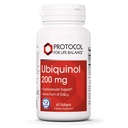 ライフバランスUbiquinol 200mgのためのPROTOCOL - 生体利用できるCoQ10 Softgels - 心の健康サポート - 酸化ストレスクエンナー - 大豆無料&乳製品無料 - 60Softgels