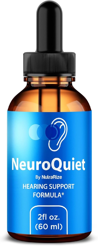 NeuroQuiet Drops - 耳のウェルネス、プレミアムゴタスレビュー(30サービング)を維持するのに役立つすべての天然成分を備えた公式補聴器サポートフォーミュラ