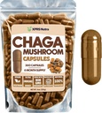 XPRS Nutra Chagaのきのこのカプセル - プレミアムUSDAのチャーガのきのこのカプセル-免疫ブーストのためのカプセル化されたチャガのきのこの粉-Chagaの茶および飲料のためのビーガン友好的なスーパーフード- 360の計算