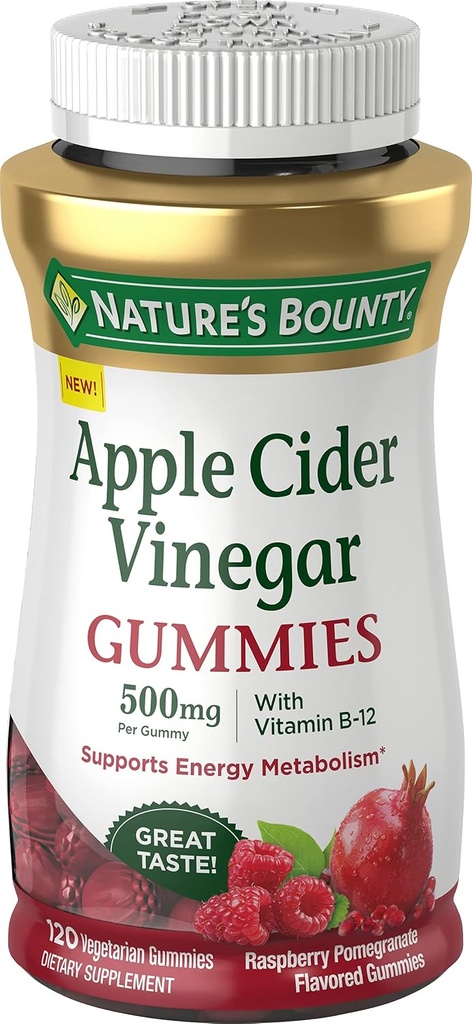 Nature's Bounty Apple Cider Vinegar Gummies, 120 カウント