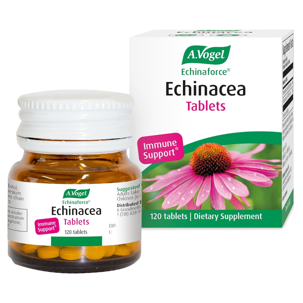 A. VogelのEchinaforce -包まれた新しい有機Echinacea - 120のタブレット-脱水されるより3Xより強い方式-免疫サポート補足のための-毎日の草の免疫の健康ブースター-飲みやすい