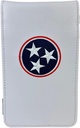 Sunfish Tennesseeの州の旗の革ゴルフ スコアカードおよびヤードの本のホールダー