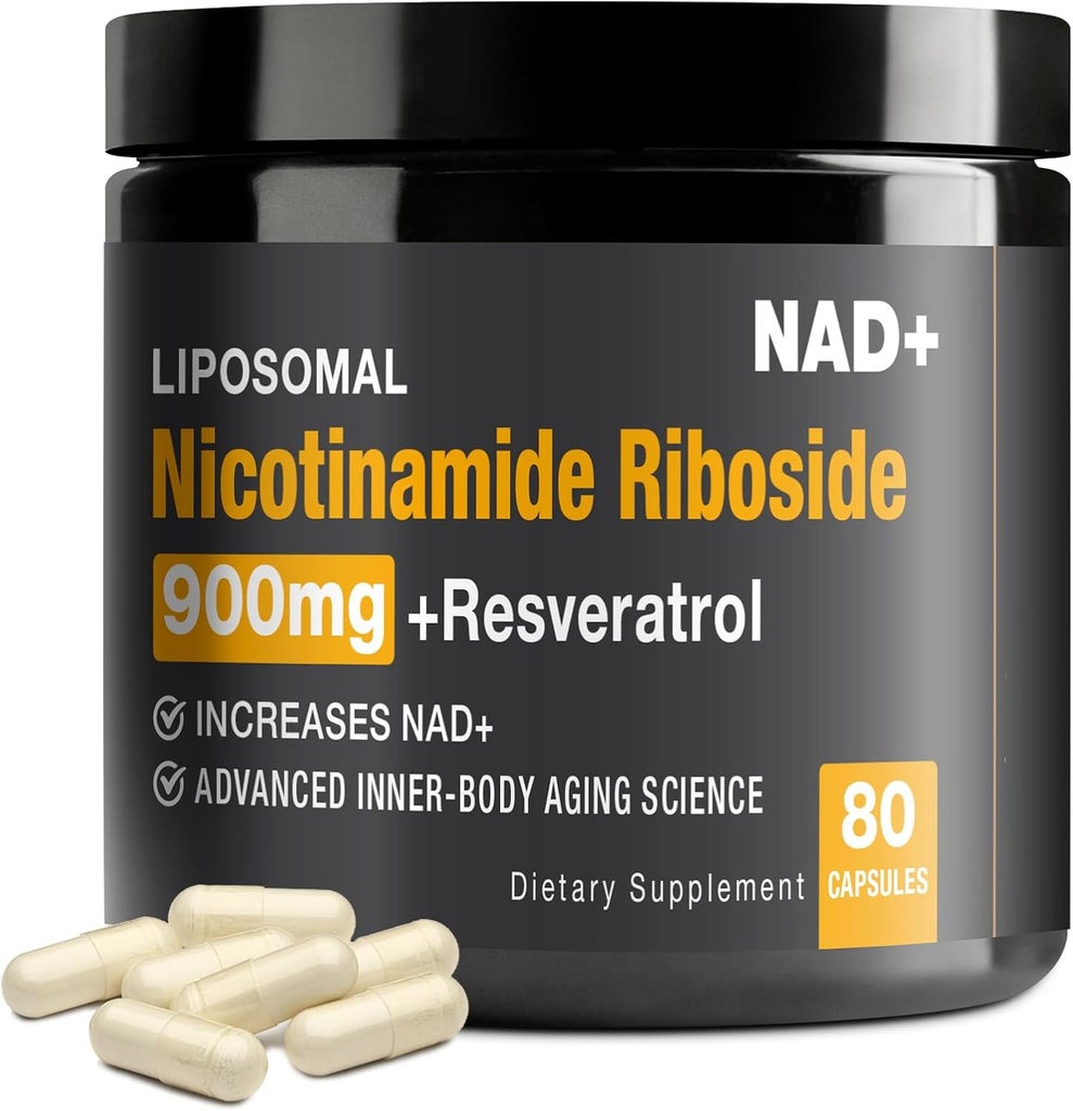 NAD +サプリメント - ニコチンアミドリボシド(NR)とレスベラトロールケルセチン900mg、米国-063-0911XL-115NAD