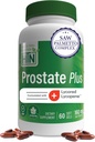 健康 Thru Nutrition Prostate Plus with Saw Palmetto Extract、Lycopene as Lycored、植物ステロール、セレン、亜鉛、カボチャシード | 完全前立腺サポート | GMO&グルテンフリー(60パック)