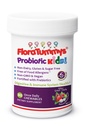 FloraTummys Kids Chewable Probiotic Prebiotics:非酪農場、グルテンフリー&砂糖フリー、ピーナッツ&大豆フリー、非GMO、テスト済み&食品アレルゲン、ビーガン、コシャ、ベリー味(1本)
