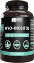 純粋な元の原料のMyo-Inositol (365のカプセル)マグネシウムか米の注入口無し、常に純粋、実験室は確認しました