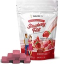 BariatricPal Sugar-Free Calcium Citrate Soft Chews | 500mg with Vitamin D&Probiotics | Strawberry Twist | 90カウント(1ヶ月の供給)