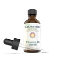 クラーク液ビタミンDサプリメント - 1000 IU、1 Fl Oz、免疫システムと骨の健康をサポート