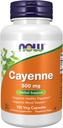NOWフーズサプリメント、カイエン(カシカムアンヌム)500mg、ハーブサポート、100ベジカプセル