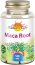 Nature's Life Maca Root 500mg | 健康エネルギー・バイタリティ・スタミナサポート | GMO以外のヴィーガン | ノーフィラー | 100 ベジキャップ