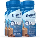 Ensure Enlive Meal Replacement Shake, 20g Protein, 350 Calories, Advanced Nutrition Protein Shake, Milk Chocolate, 8 Fl Oz (Pack of 4)