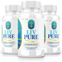 ライズラボ - LivPure 自然によって動力を与えられた - 高度な式 - 肝臓サポートのための純粋なサポート栄養補助食品、余分な強度、ビーガン、肝臓機能の丸薬(180カプセル)