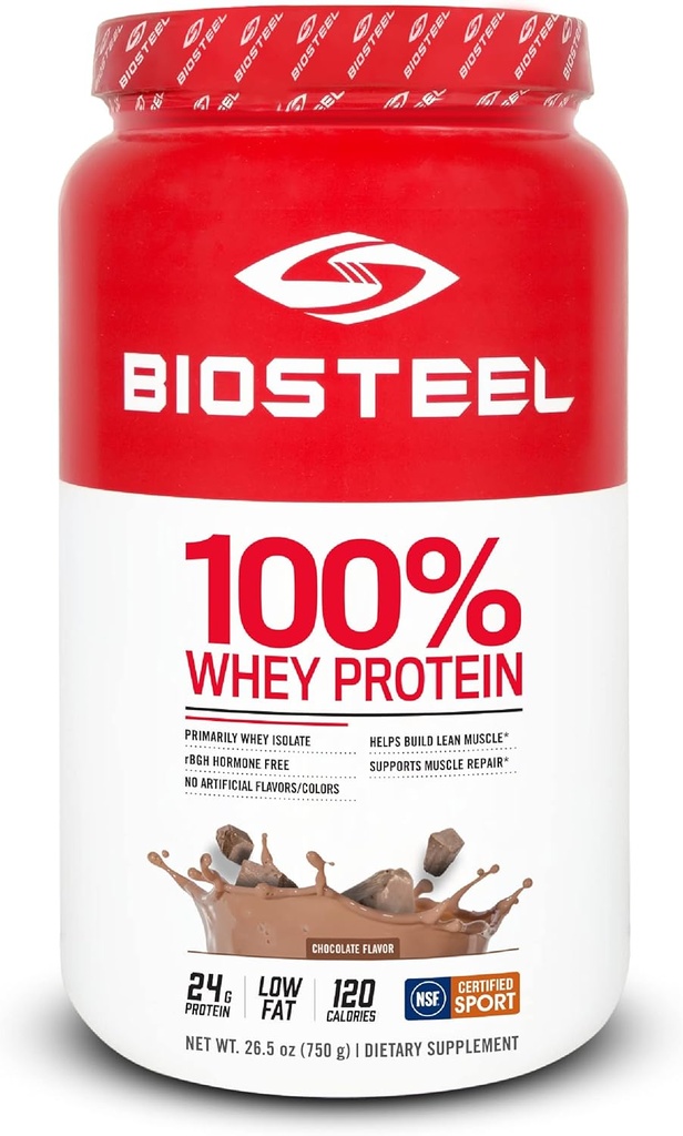 BioSteelスポーツチョコレート100%の乳タンパク質パウダーサプリメント、rBGHホルモンフリー&非GMOポストワークアウトフォーミュラ、25のサービング、25.5はプロアスリート、スポーツのためのNSFによって信頼